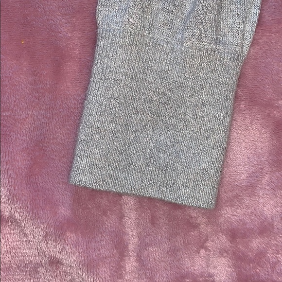 Sparkly gray cardigan w keyhole back - Picture 4 of 7